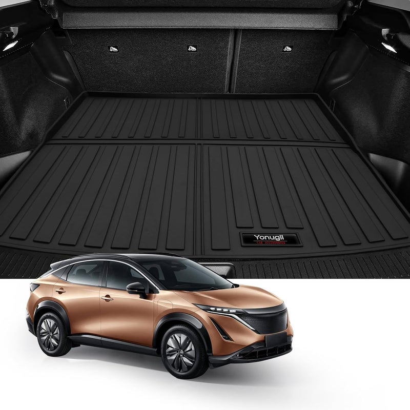 Yonugli Custom for 2023 2024 2025 2026 Nissan Ariya Cargo Mats Trunk Liner All Weather TPE Protection Mat Accessories (for 2023-2026 Nissan Ariya) - Image 2